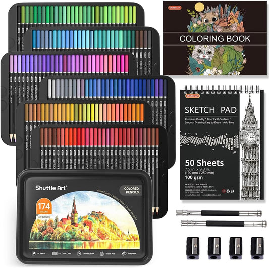 Professional Coloured Pencil Set – High-Quality Pencils for Artists & Colouring Enthusiasts