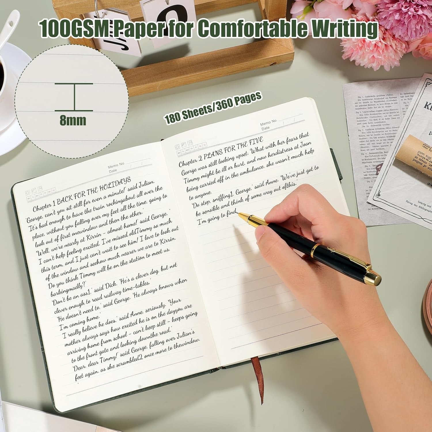 A5 Leather Journal – Elegant, Secure & Perfect for Everyday Use