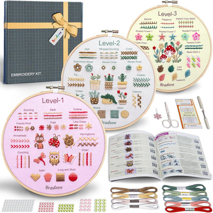 Bradove Embroidery Kit – Embrace Slow Living & Find Inner Peace