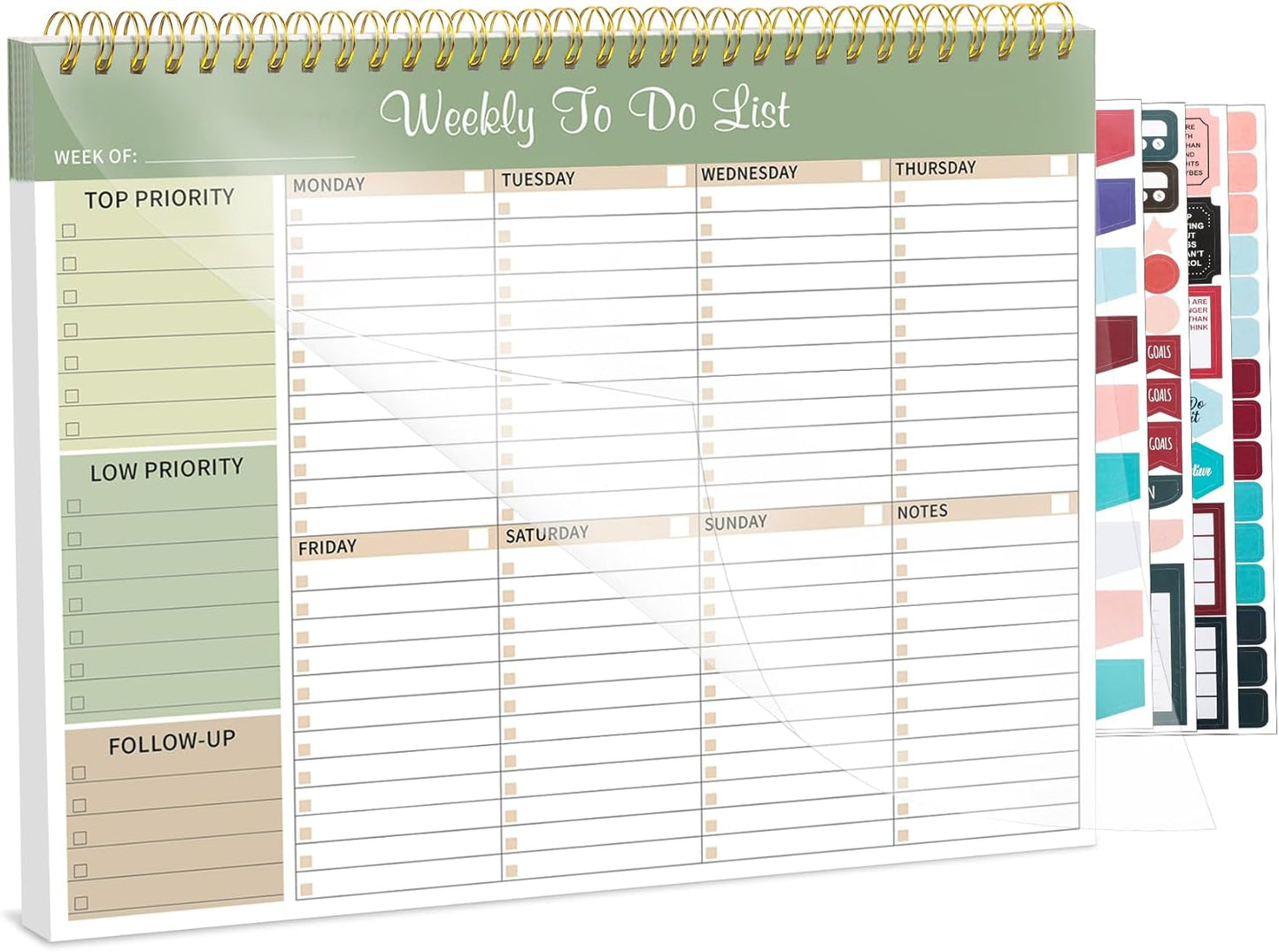B5 Undated Weekly Planner – Organized, Spacious & Perfect for Productivity