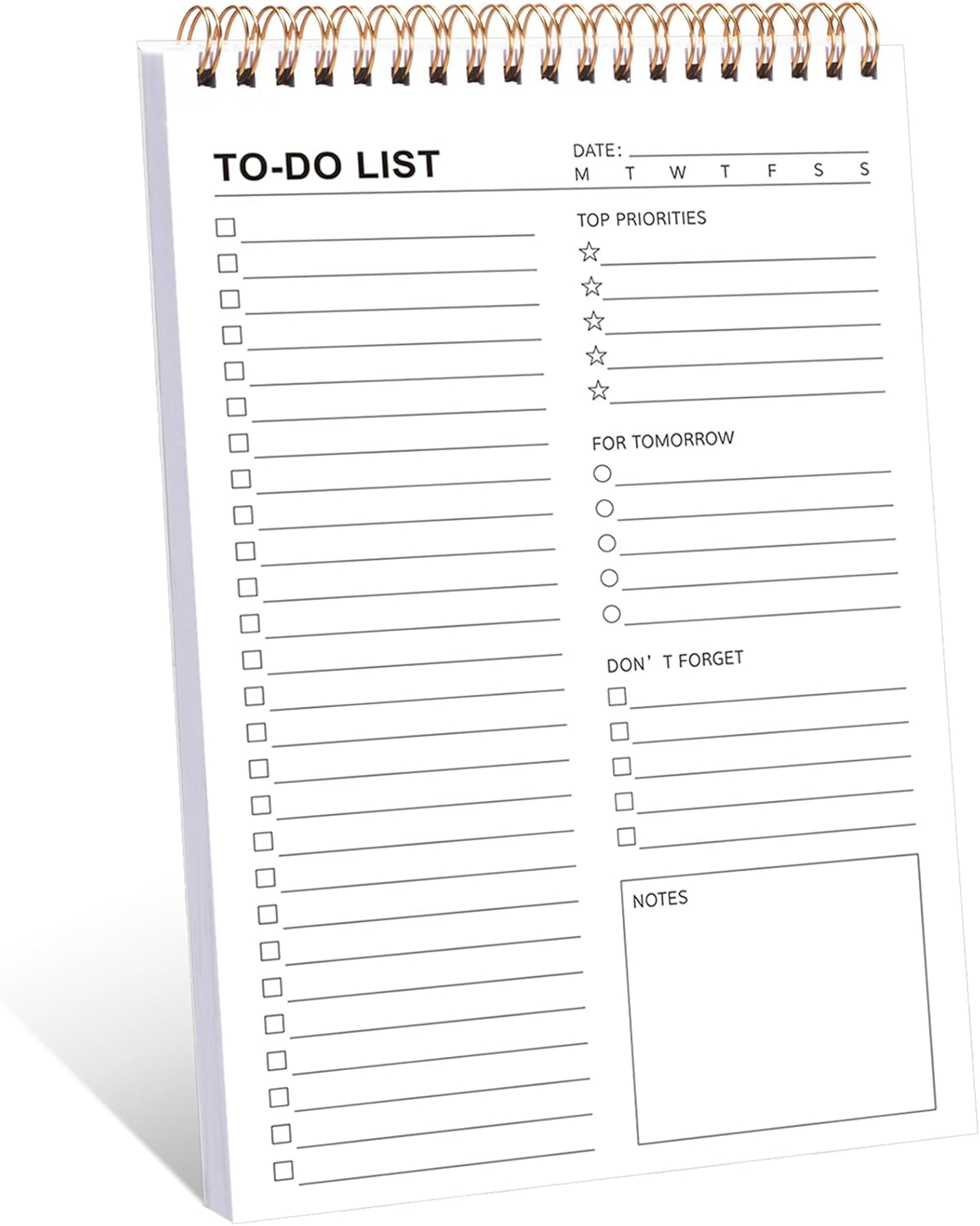 Undated Weekly Planner Pad – Flexible, Organized & Perfect for Productivity
