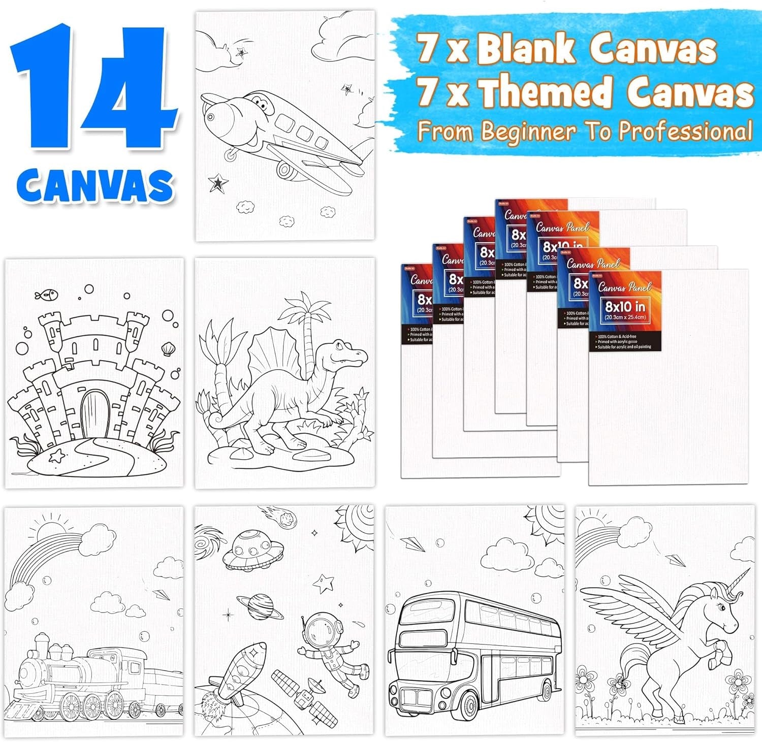 Shuttle Art 69-Piece Complete Kids Art Set