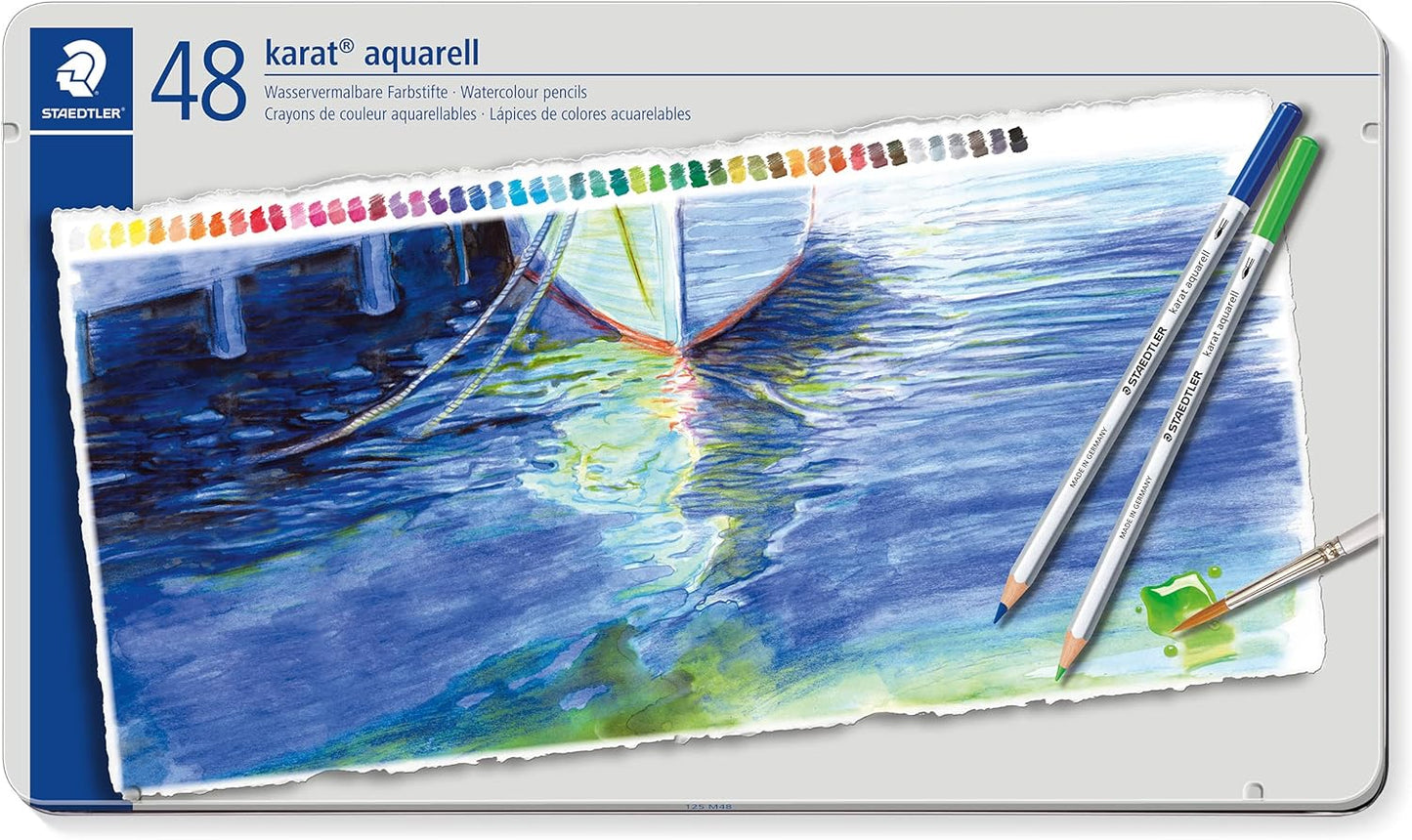 STAEDTLER Karat Aquarell Watercolour Pencils – High-Quality & Versatile for Creative Expression