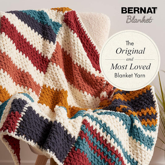 Bernat Blanket Super Bulky Yarn – 2-Pack, 300g/10.5oz Balls (Various Colours)