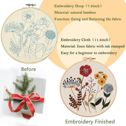 Embroidery Starter Kit – Perfect for Beginners & Creative Crafting