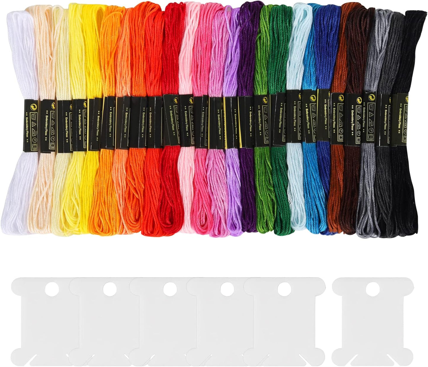 50-Color Embroidery Floss Kit – Vibrant, Durable & Perfect for DIY Crafts