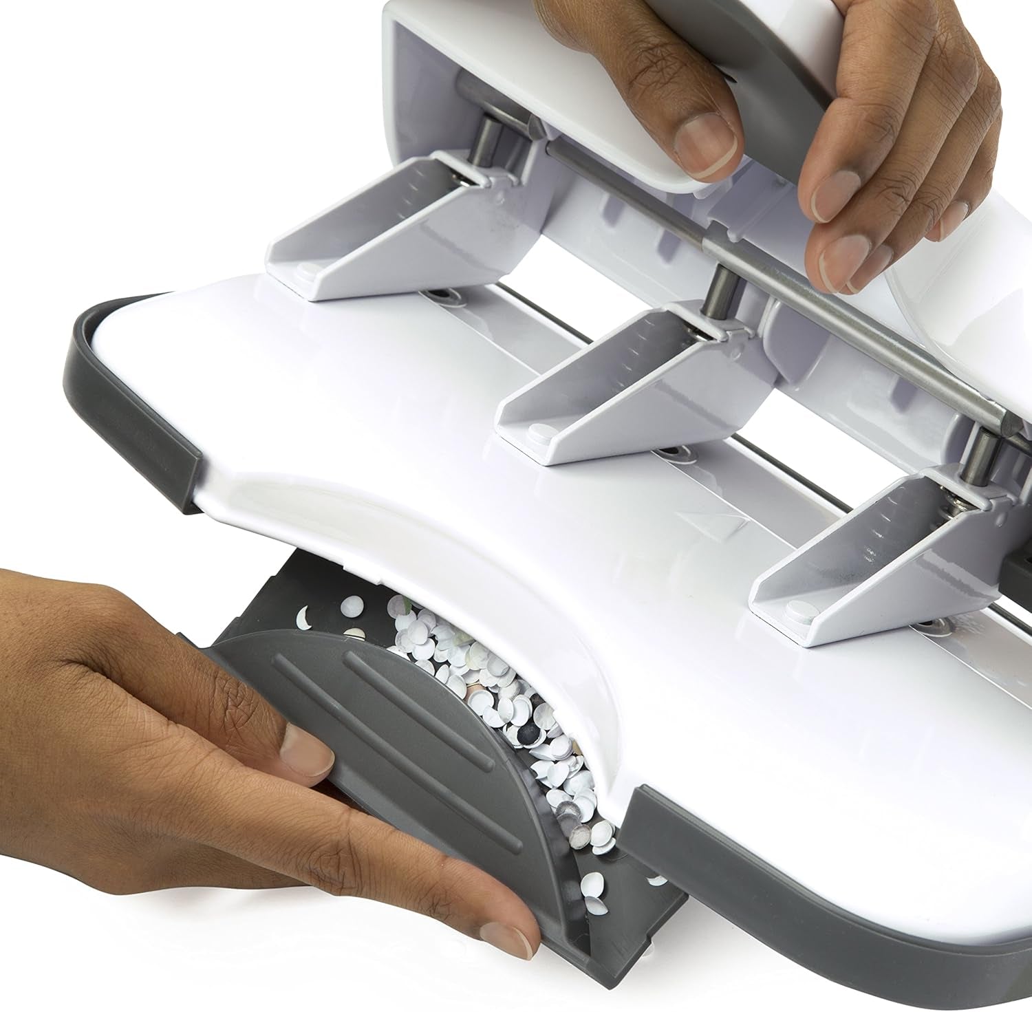 ALU 40 Heavy Duty 4-Hole Punch – Durable, High-Capacity & Effortless