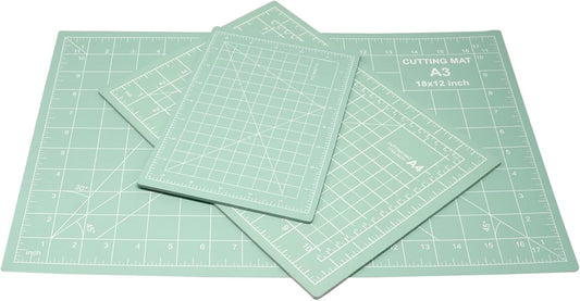 Self-Healing Cutting Mat Set – A3, A4 & A5 (3-Pack, Double-Sided PVC)