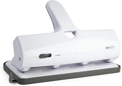 ALU 40 Heavy Duty 4-Hole Punch – Durable, High-Capacity & Effortless
