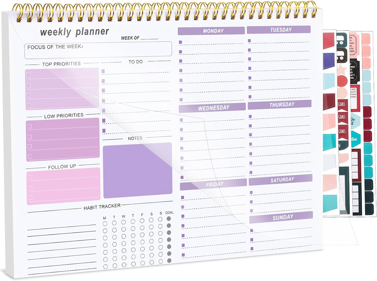 B5 Undated Weekly Planner – Organized, Spacious & Perfect for Productivity
