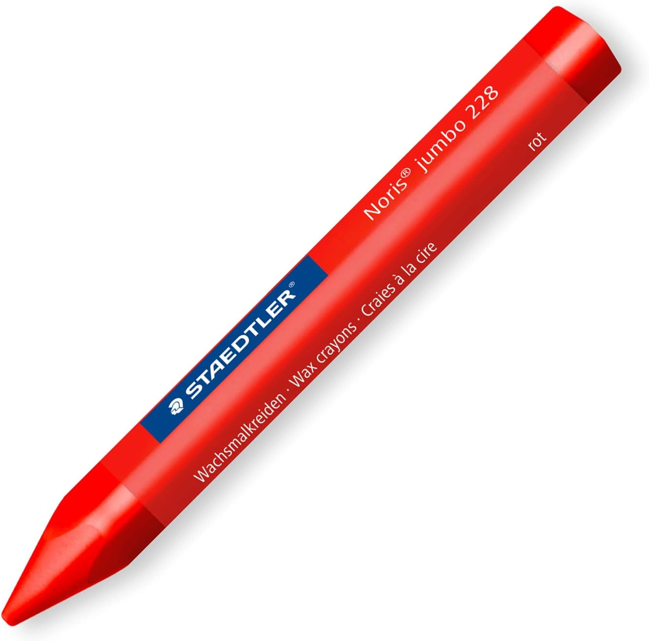 STAEDTLER Noris Jumbo Wax Crayons – Extra-Thick & Easy-to-Hold for Young Artists