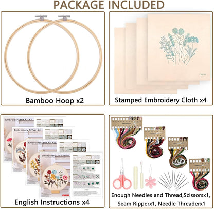 Embroidery Starter Kit – Perfect for Beginners & Creative Crafting