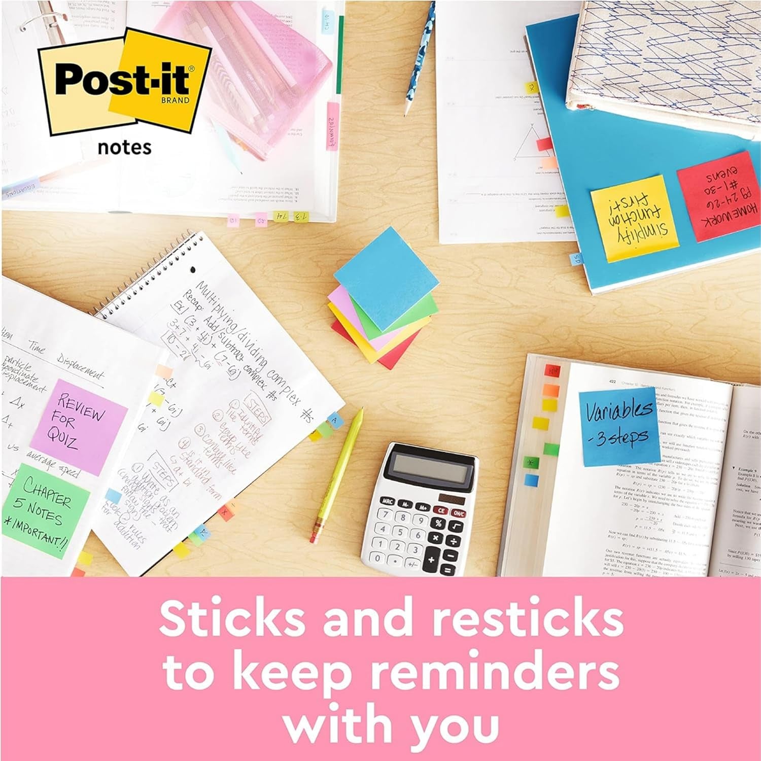 Post-it Notes Cube – Bright, Convenient & Perfect for Everyday Use