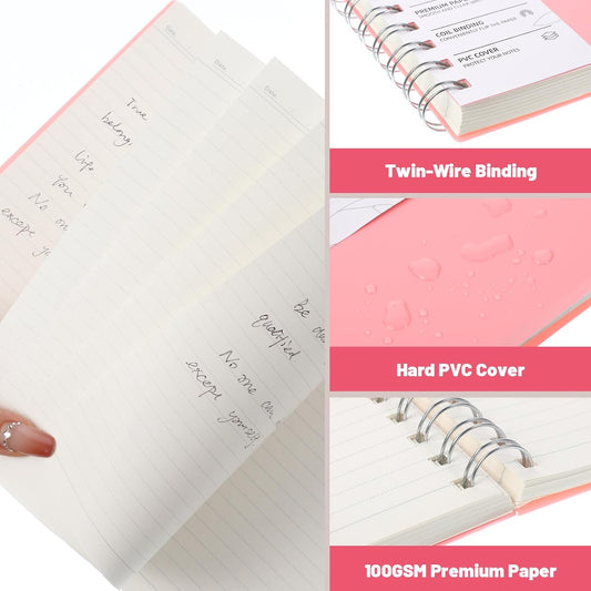 A5 Lined Spiral Notebook – Durable, Organized & Perfect for Everyday Use