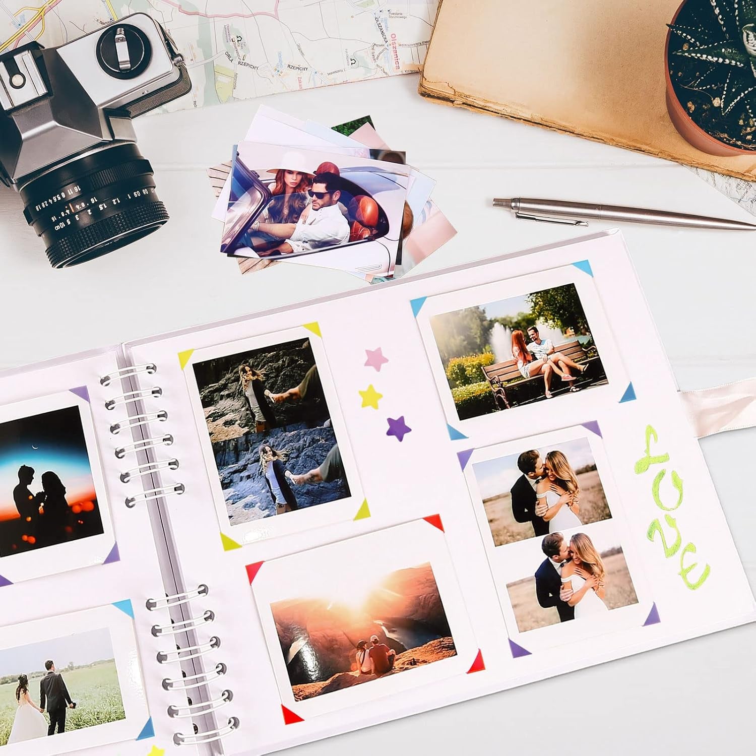 Elegant Scrapbook Photo Album – Preserve & Personalize Your Memories