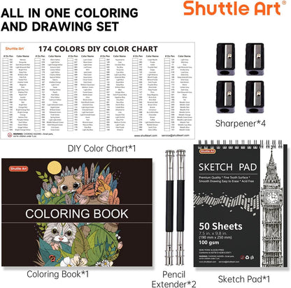 Professional Coloured Pencil Set – High-Quality Pencils for Artists & Colouring Enthusiasts