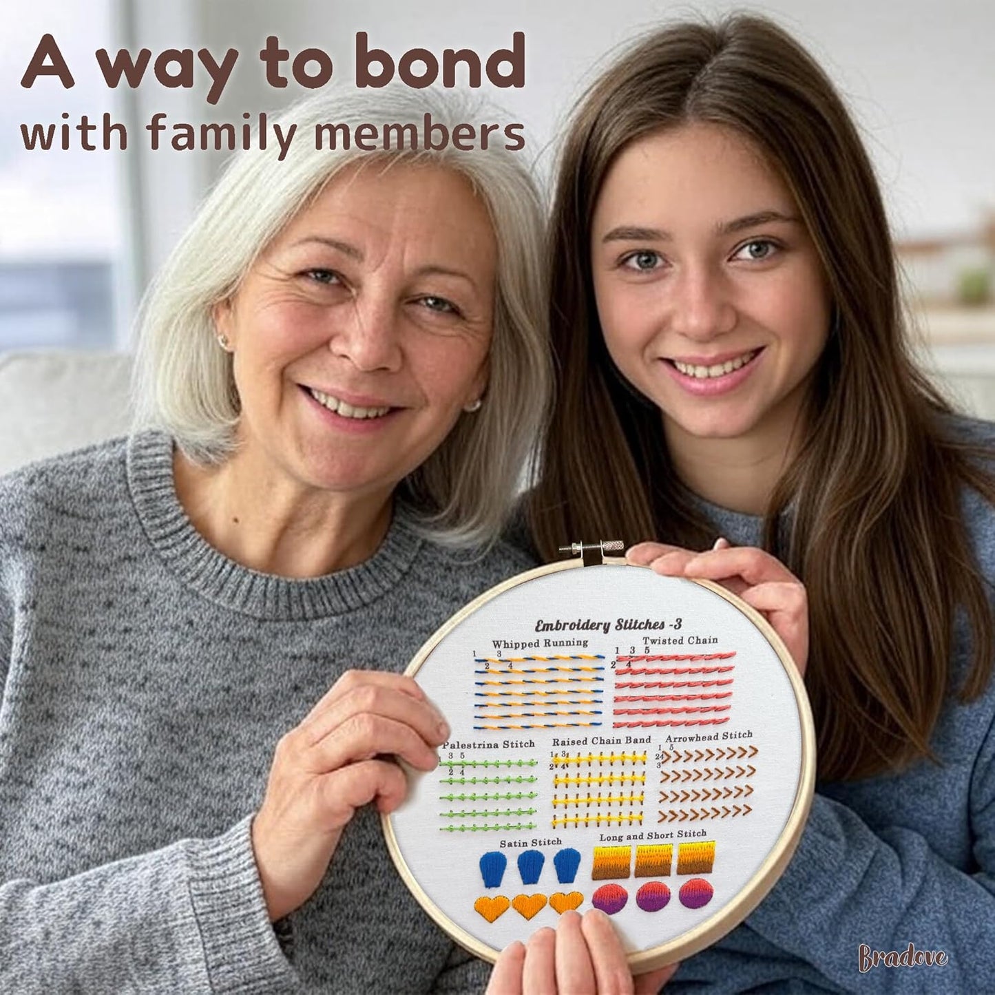 Bradove Embroidery Kit – Embrace Slow Living & Find Inner Peace