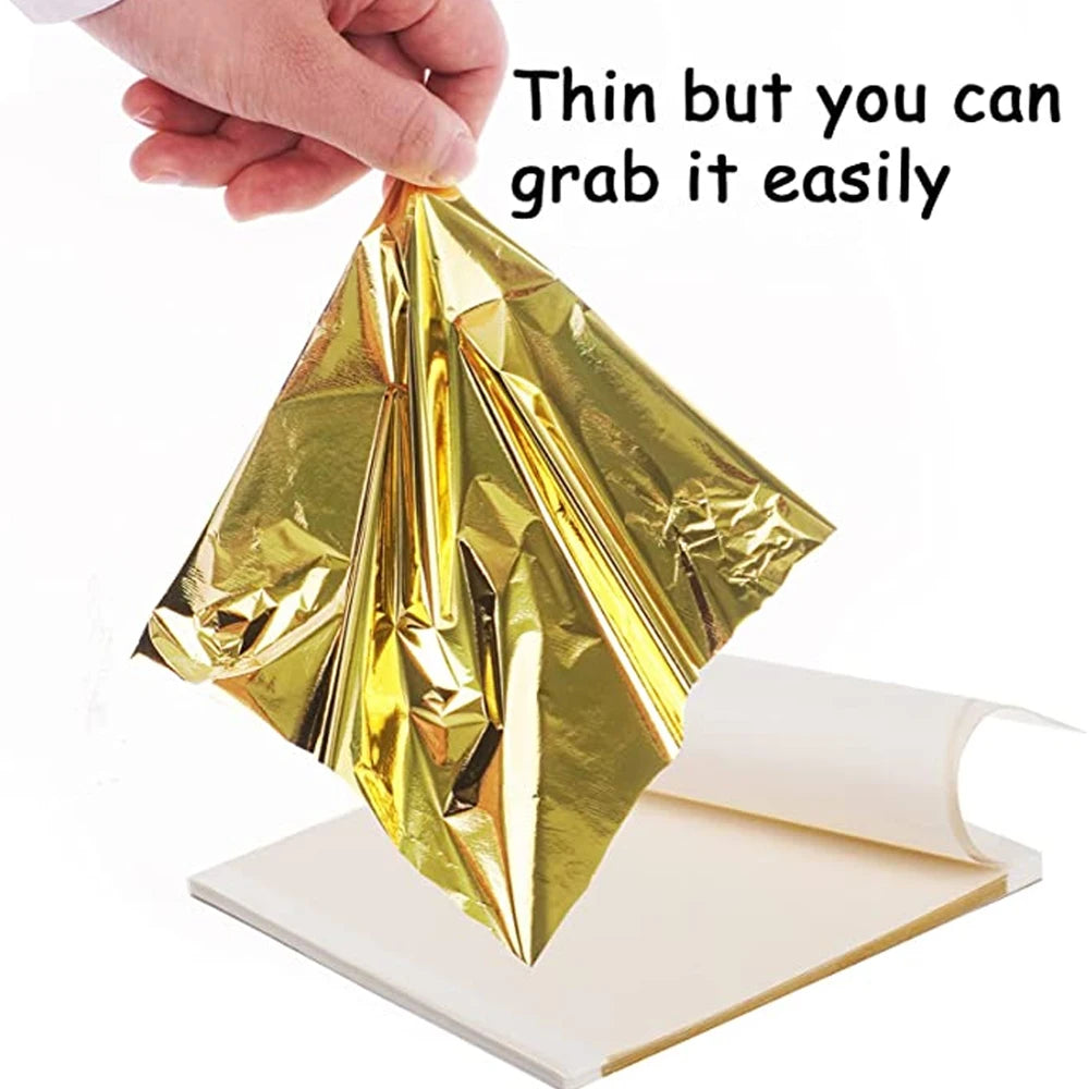 100pcs Imitation Foil Gilding Sheets
