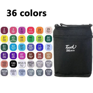 Double-Ended Oily Art Marker Set