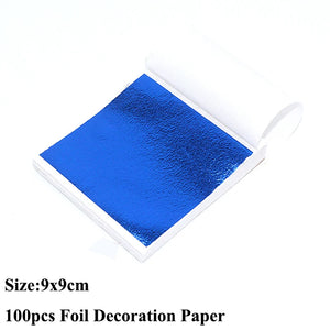 100pcs Imitation Foil Gilding Sheets