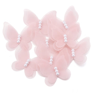 3D Organza Butterfly Appliques
