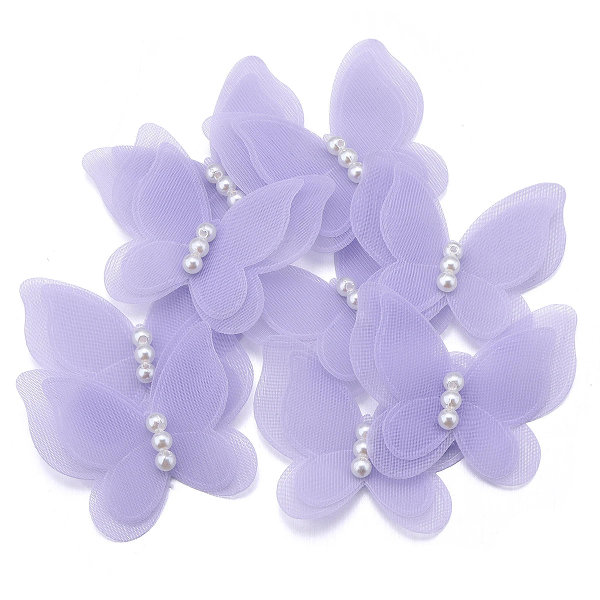 3D Organza Butterfly Appliques