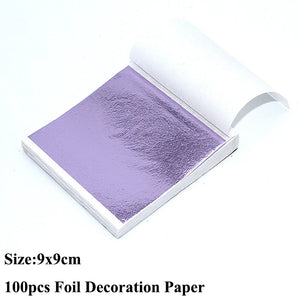 100pcs Imitation Foil Gilding Sheets