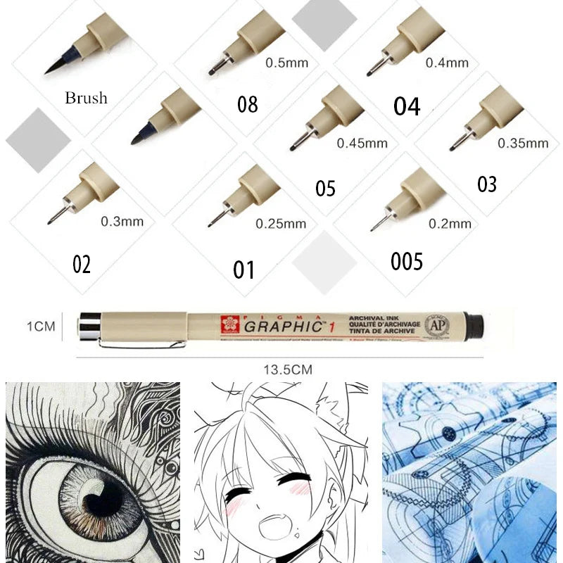 Pigma Micron Drawing Pens