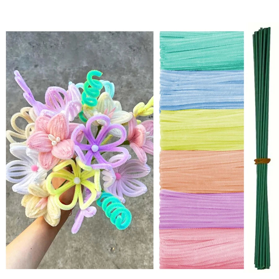 12" Chenille Stems for DIY Crafts