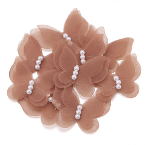 3D Organza Butterfly Appliques