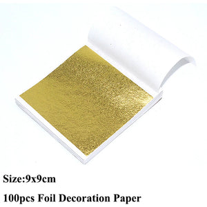 100pcs Imitation Foil Gilding Sheets