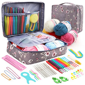 59pcs Beginner Crochet Kit with Storage Bag