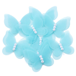 3D Organza Butterfly Appliques