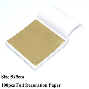 100pcs Imitation Foil Gilding Sheets