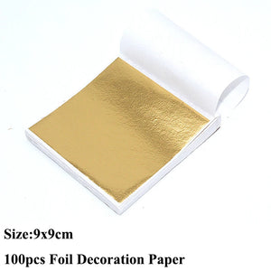 100pcs Imitation Foil Gilding Sheets