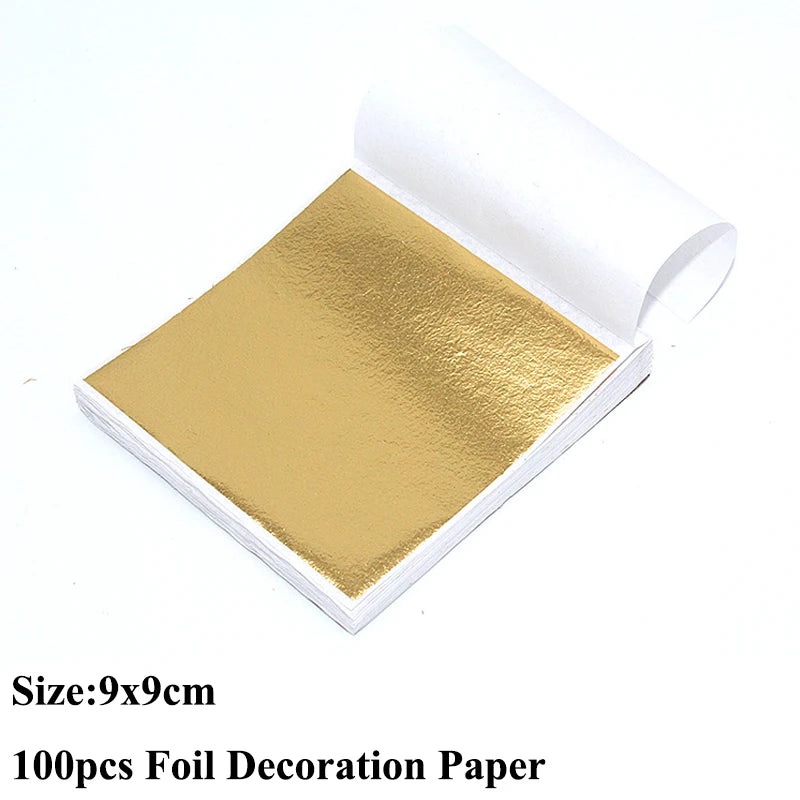 100pcs Imitation Foil Gilding Sheets