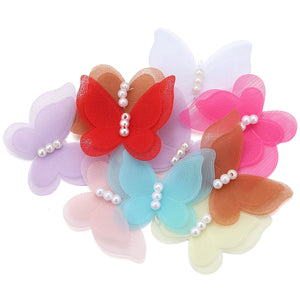 3D Organza Butterfly Appliques
