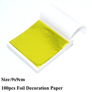 100pcs Imitation Foil Gilding Sheets