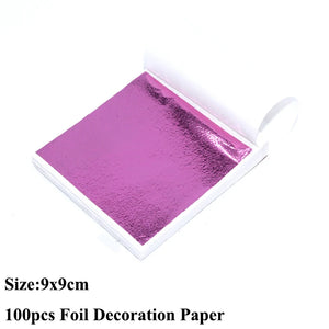 100pcs Imitation Foil Gilding Sheets