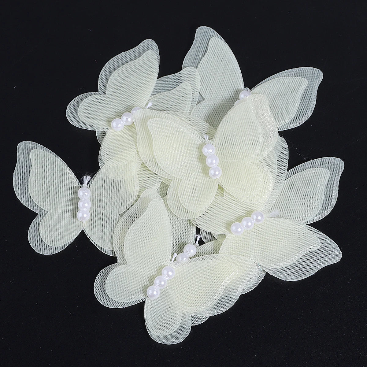 3D Organza Butterfly Appliques