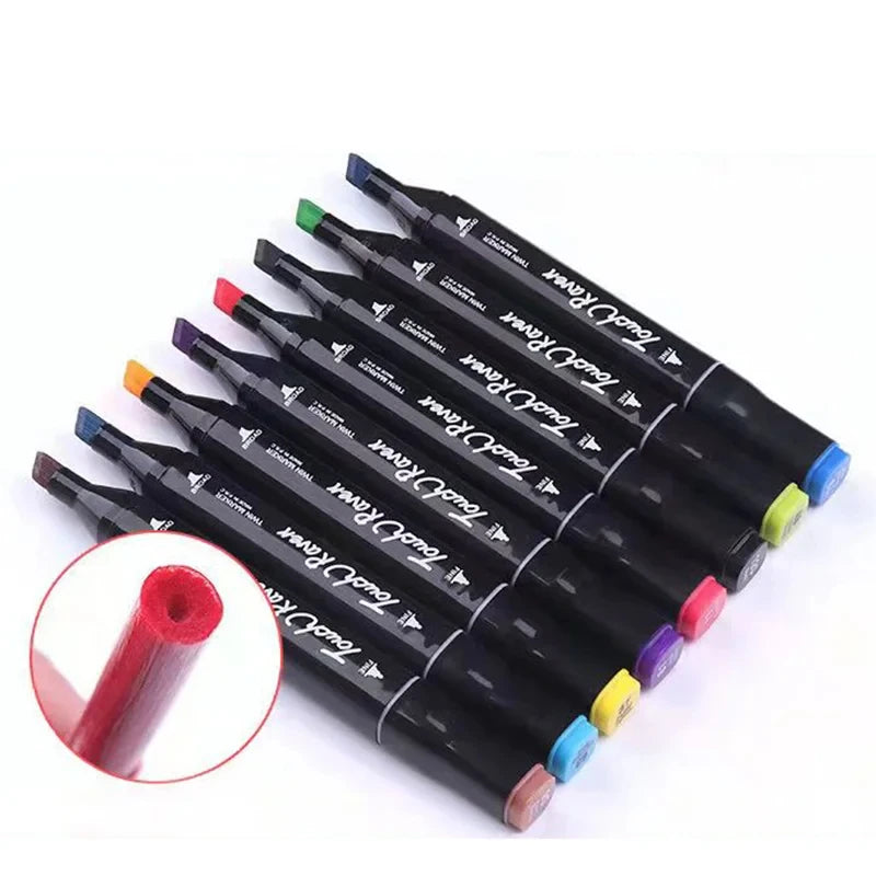 Double-Ended Oily Art Marker Set
