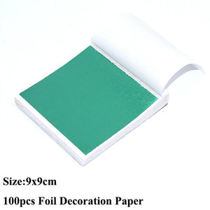 100pcs Imitation Foil Gilding Sheets
