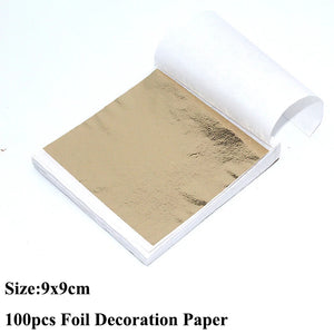 100pcs Imitation Foil Gilding Sheets