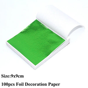 100pcs Imitation Foil Gilding Sheets