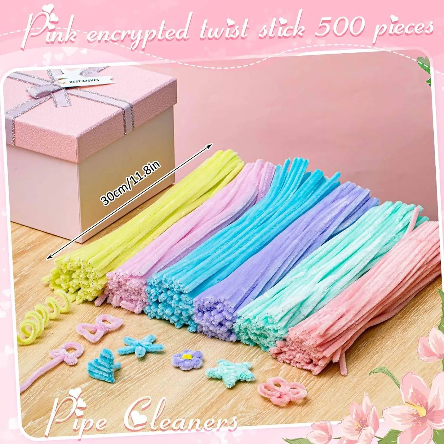 12" Chenille Stems for DIY Crafts