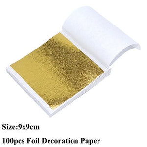 100pcs Imitation Foil Gilding Sheets