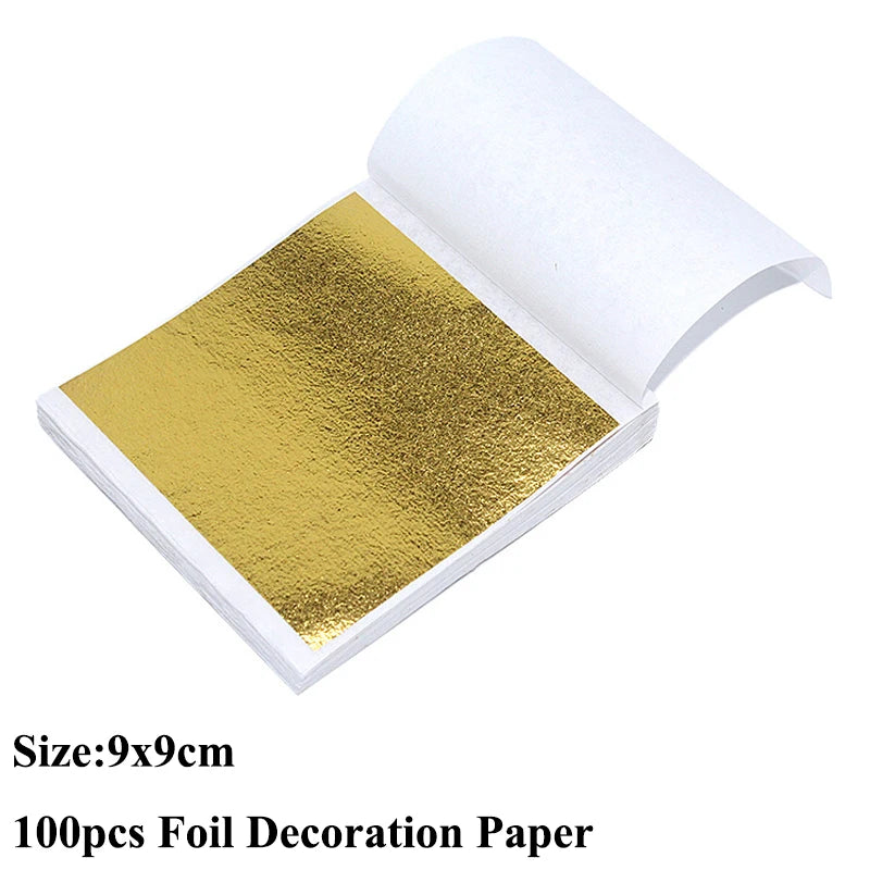 100pcs Imitation Foil Gilding Sheets