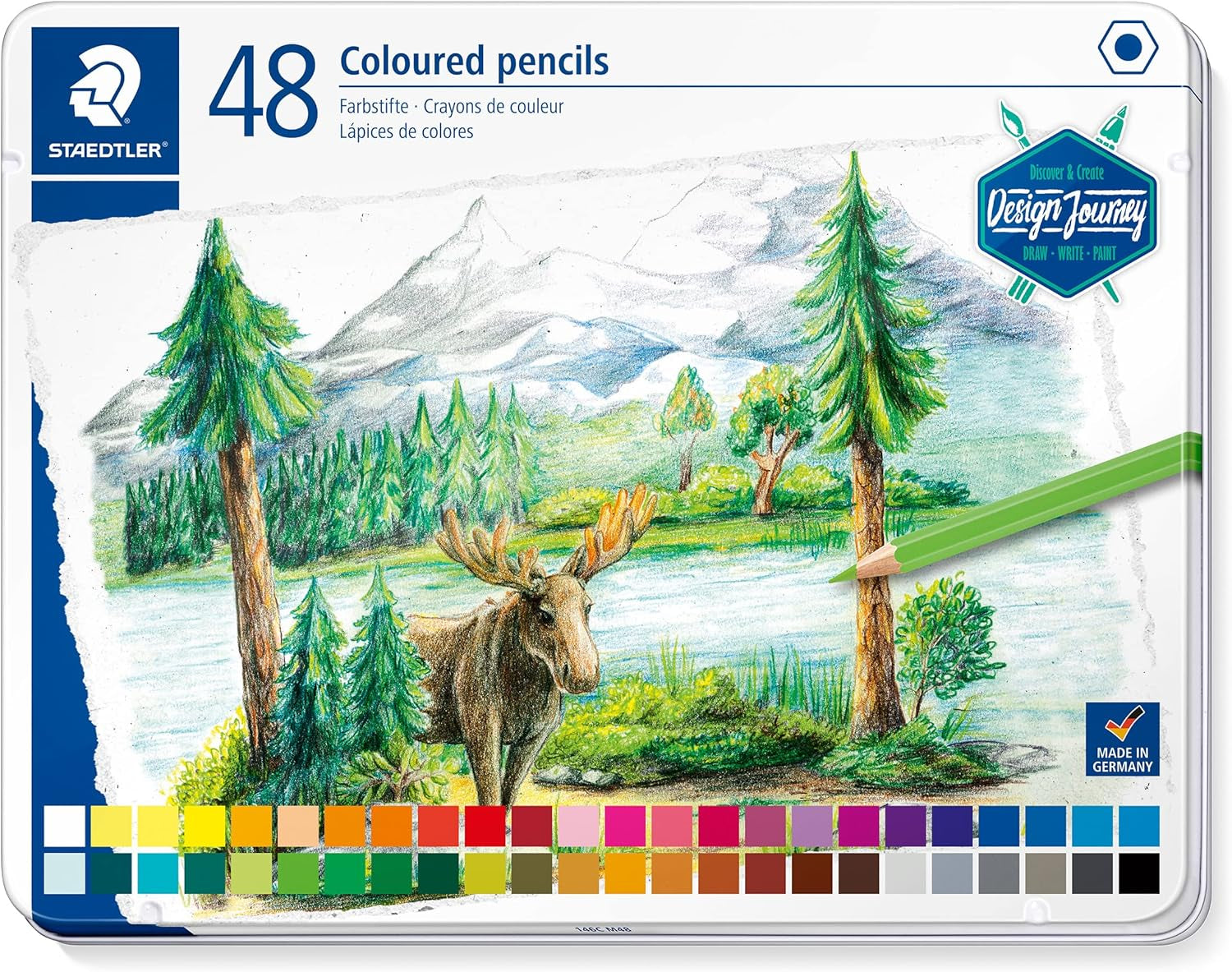 STAEDTLER High-Quality Coloured Pencils – Vibrant & Blendable for Creative Expression