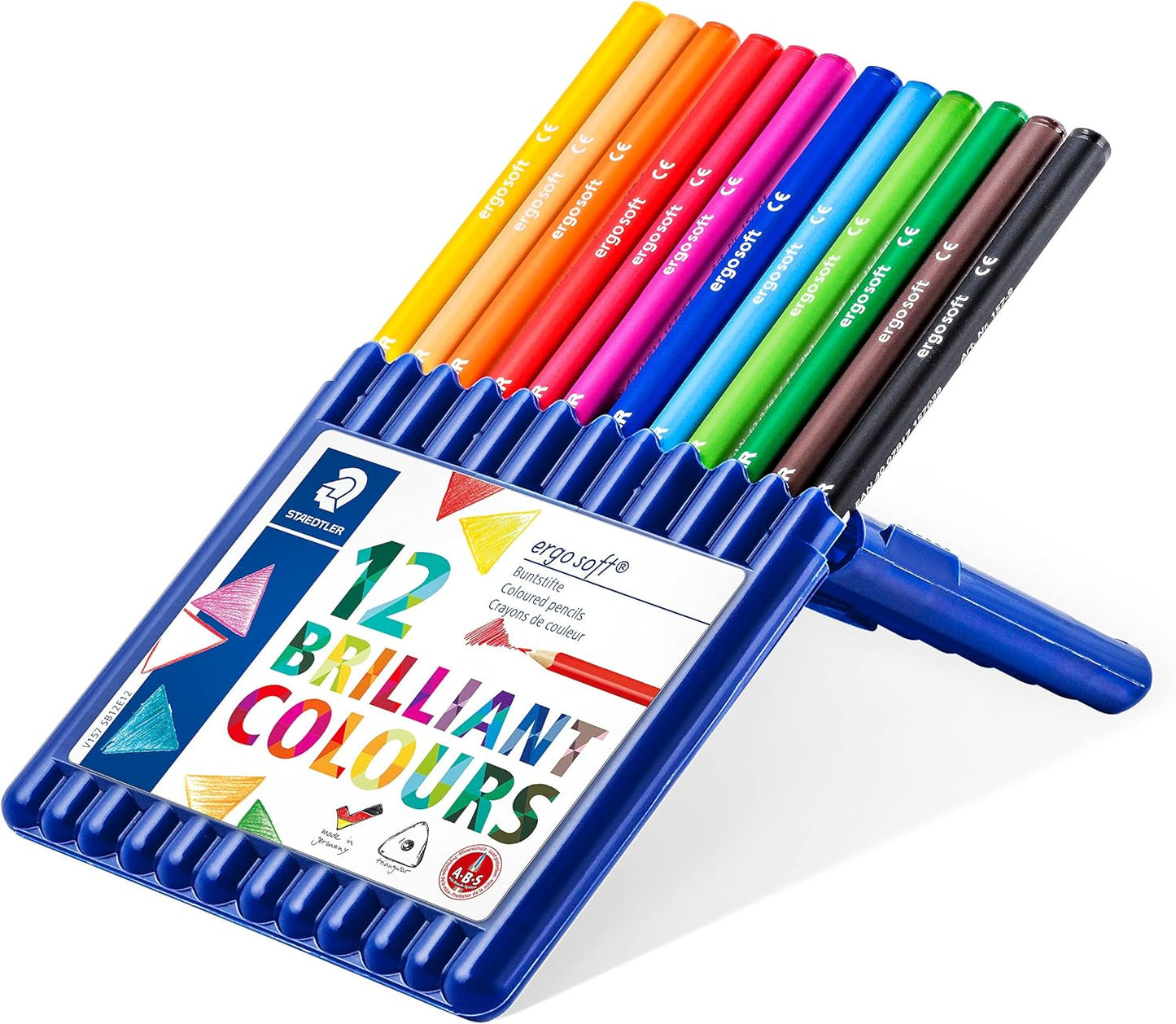 STAEDTLER Ergosoft Coloured Pencils – Vibrant Colours & Ergonomic Design for All Ages