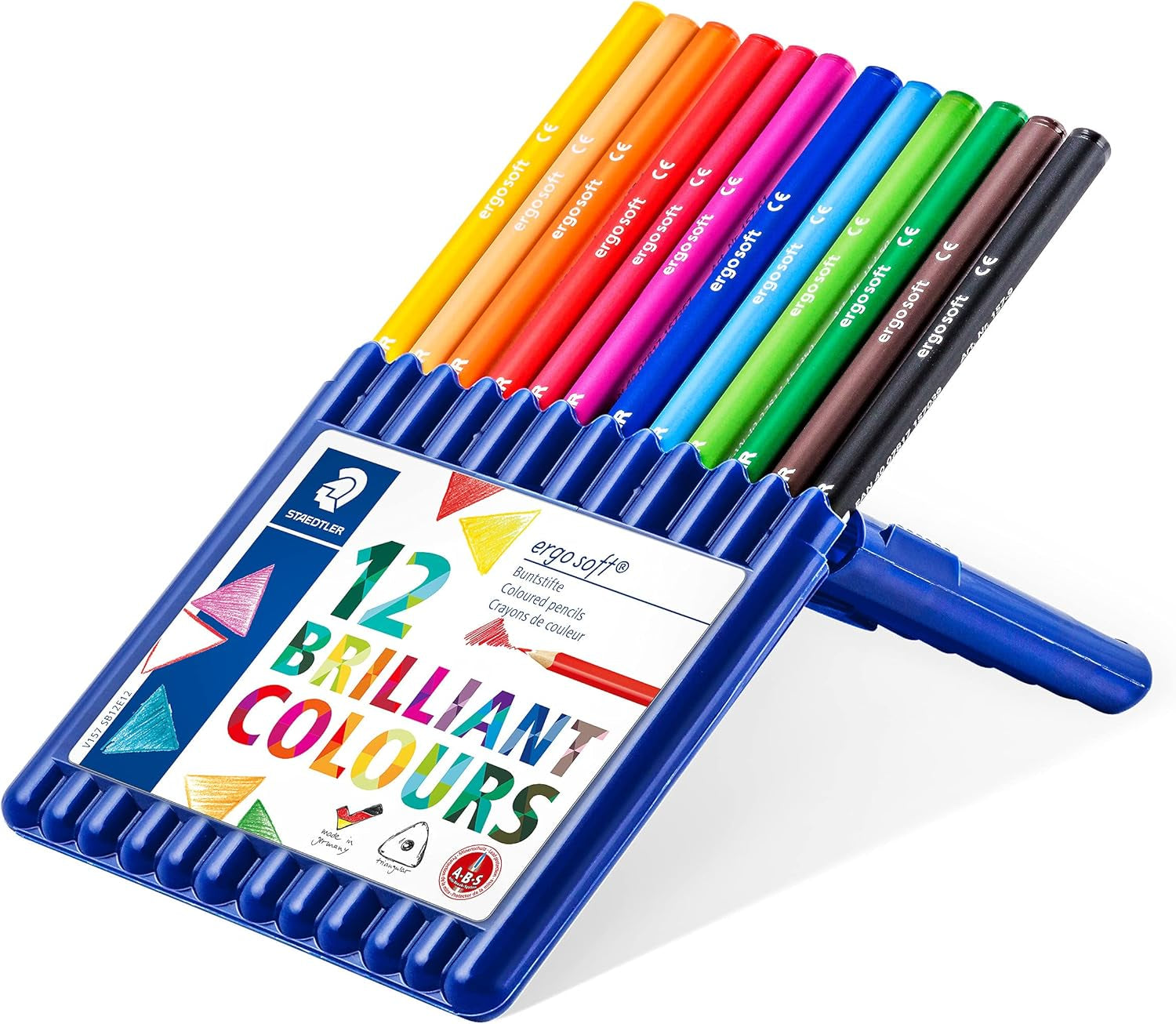 STAEDTLER Ergosoft Coloured Pencils – Vibrant Colours & Ergonomic Design for All Ages